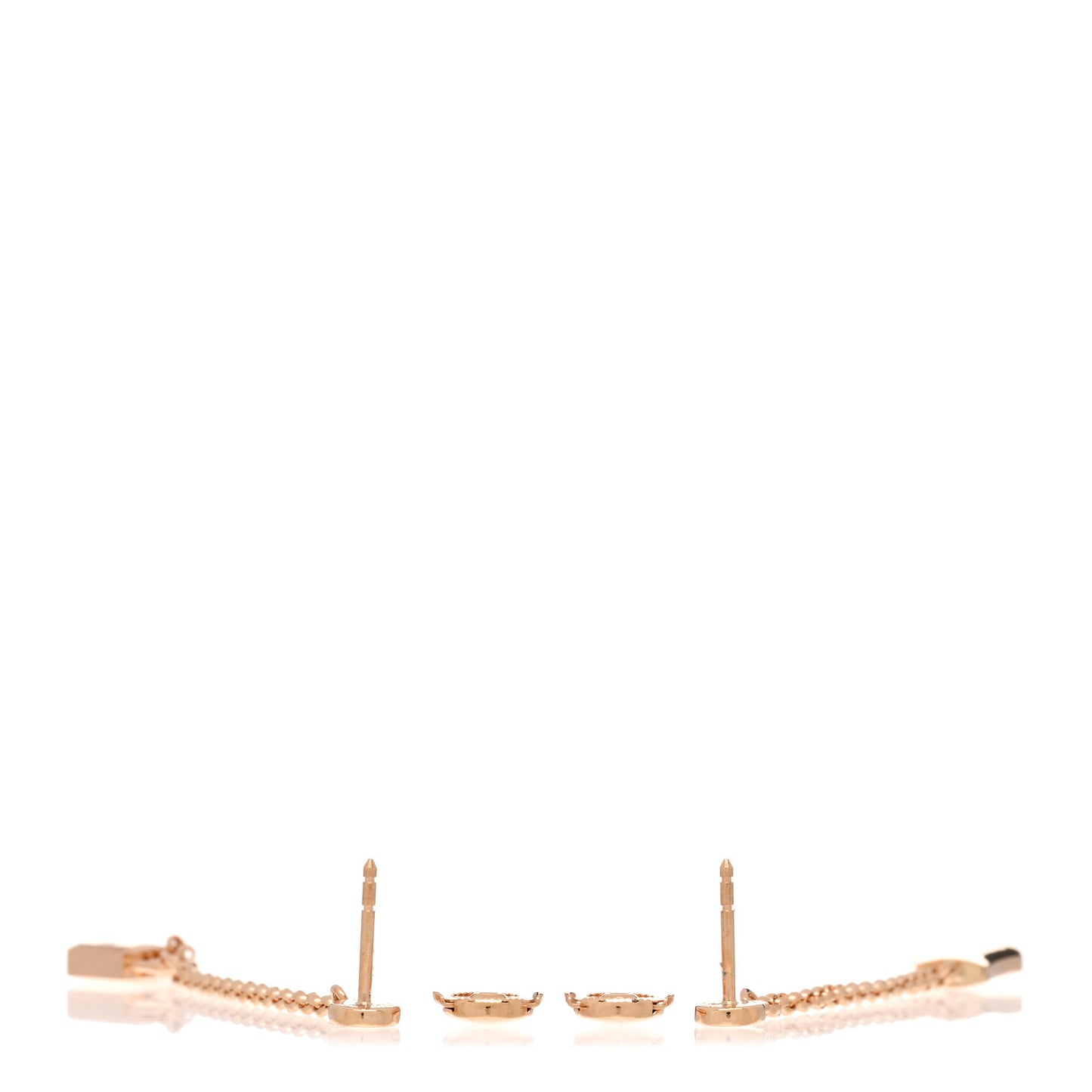 18K Rose Gold Kelly Clochette Earrings