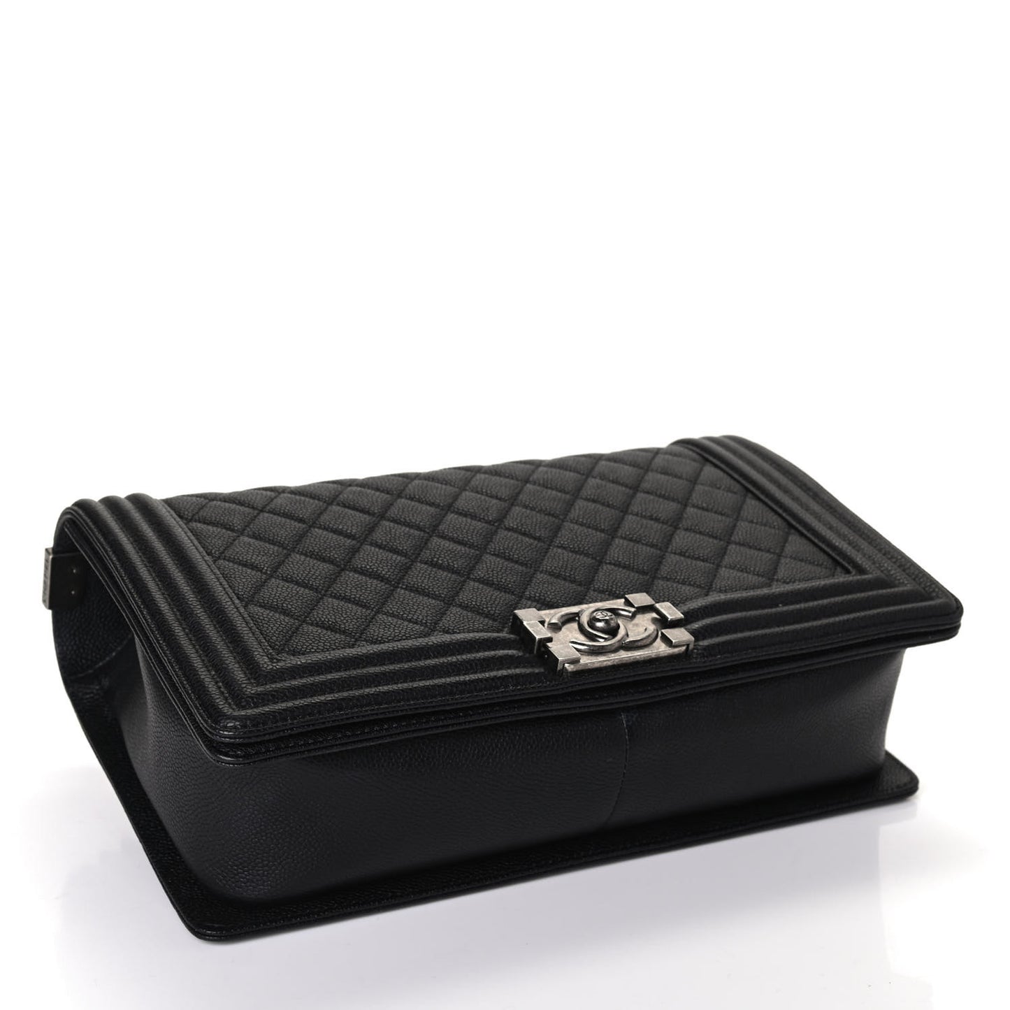 Caviar Quilted New Medium Boy Flap Black