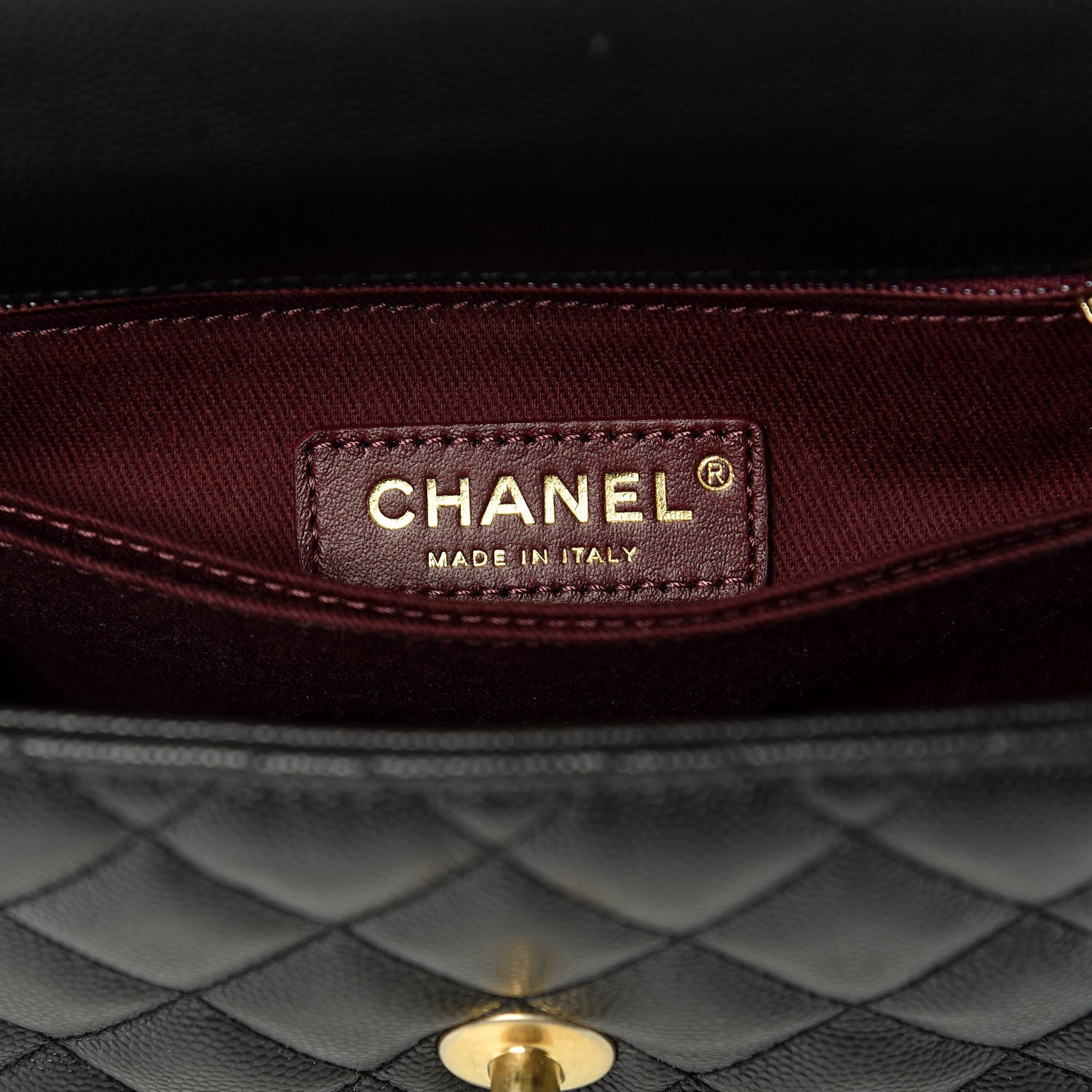 Chanel Caviar Quilted Mini Coco Handle Flap Black 6 of 10