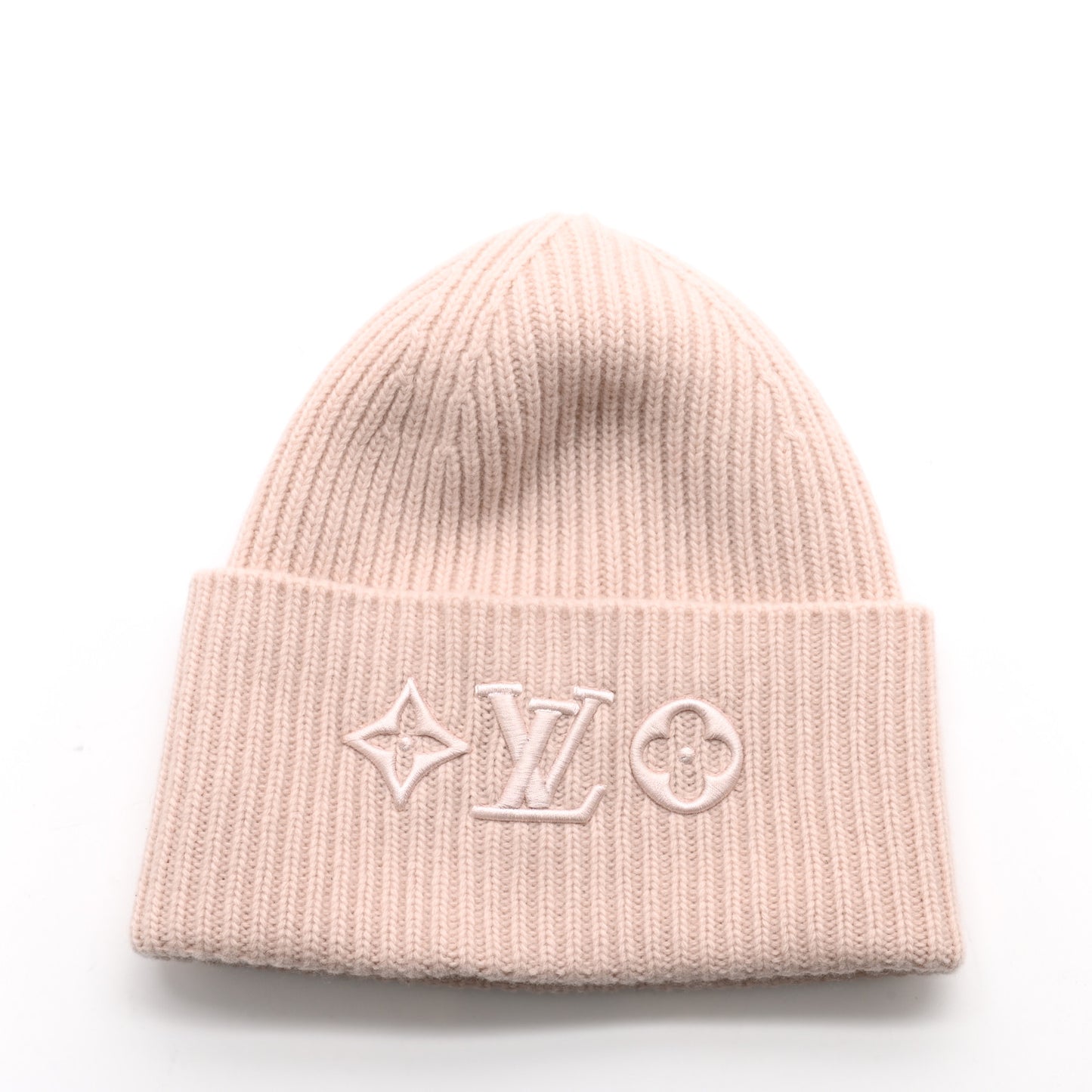 Wool LV Headline Beanie Rose Clair