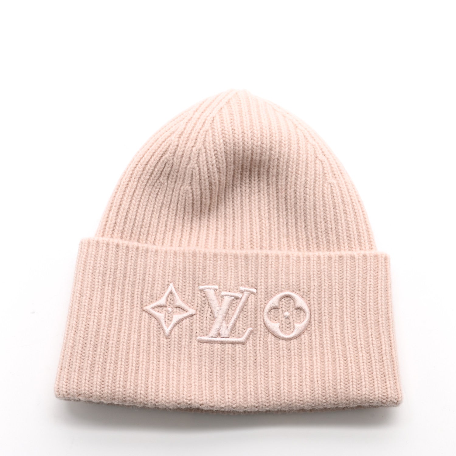 Louis Vuitton Wool LV Headline Beanie Rose Clair 1 of 5
