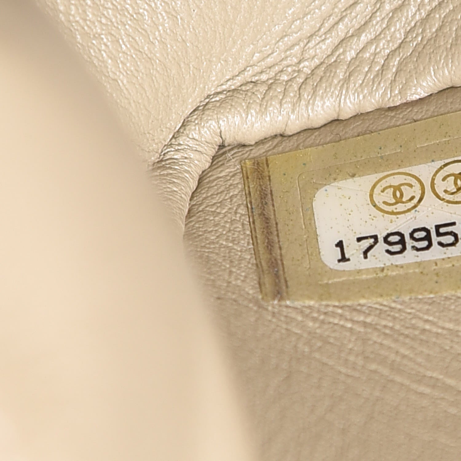 Chanel Galuchat Stingray Small Boy Flap Beige 10 of 16
