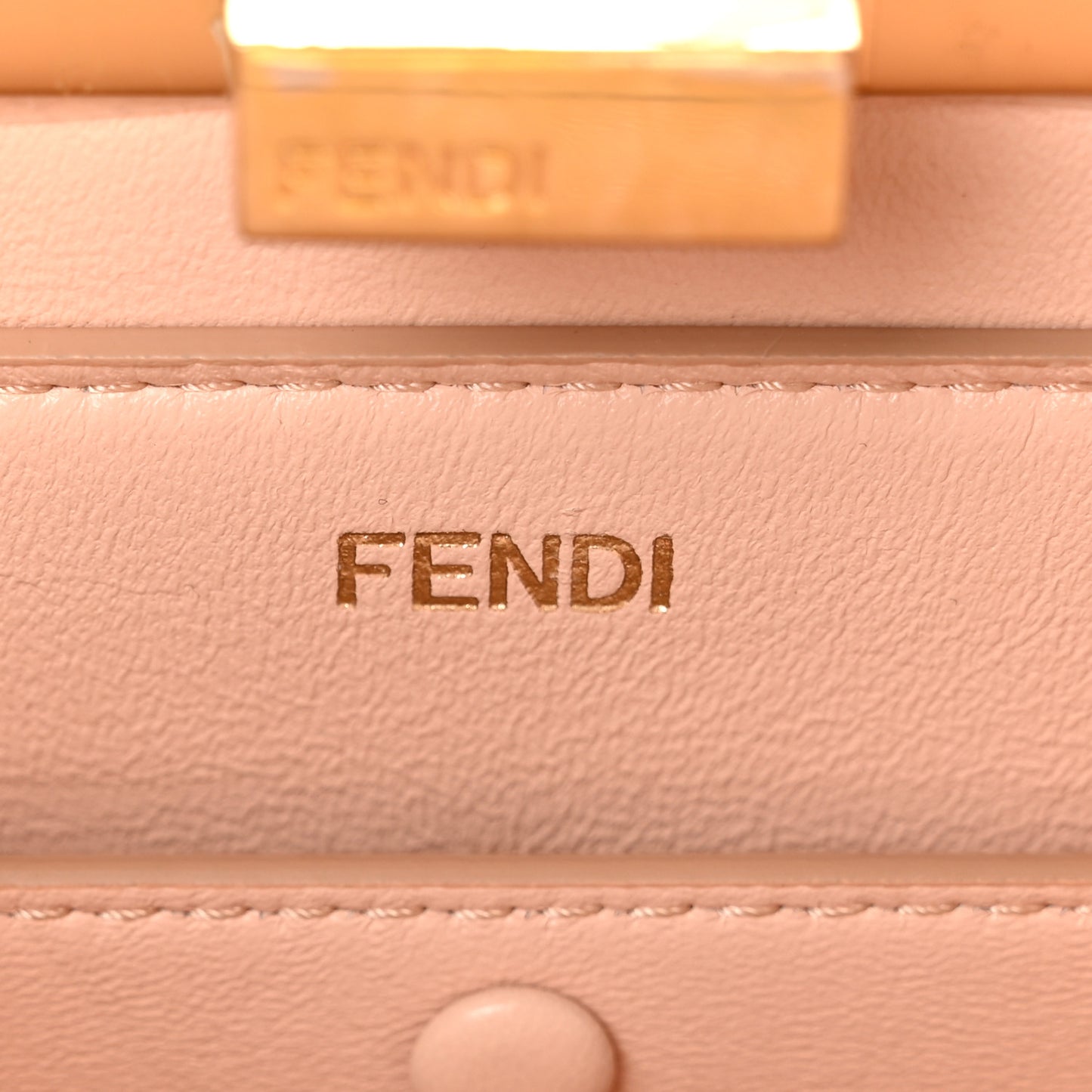 Vitello King Luxor Shiny Nappa Peekaboo I SEE U East West Satchel Verde Light Rose