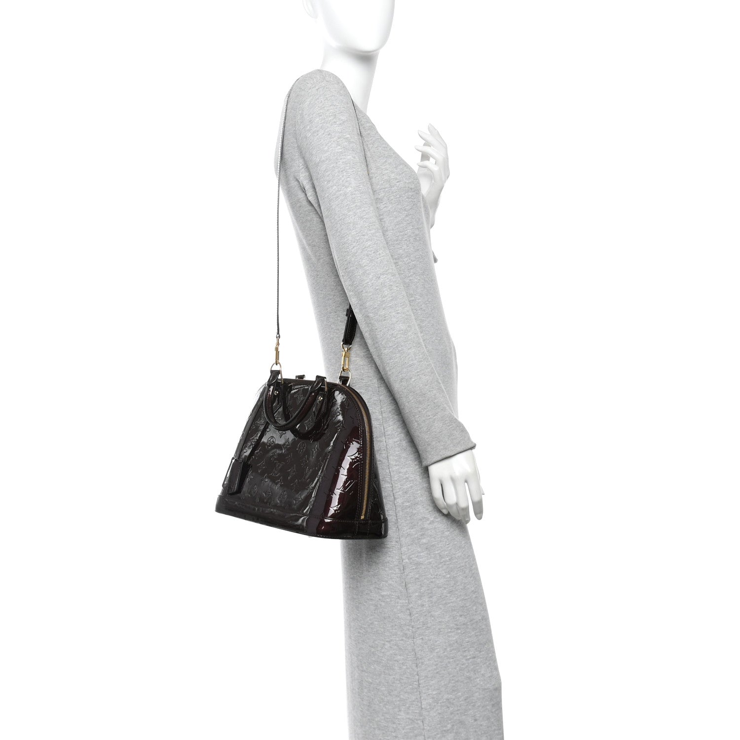 Louis Vuitton Vernis Alma PM Amarante 2 of 11
