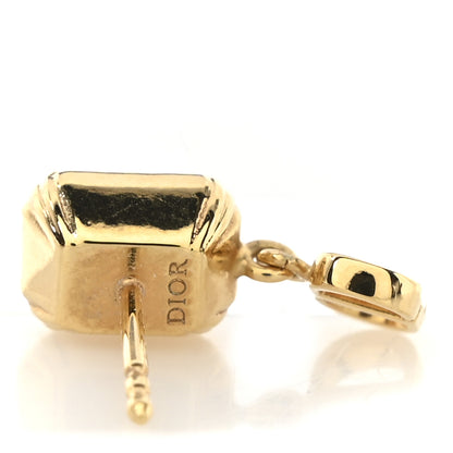 Christian Dior Pearl Crystal Petit CD Earrings Gold 4 of 4