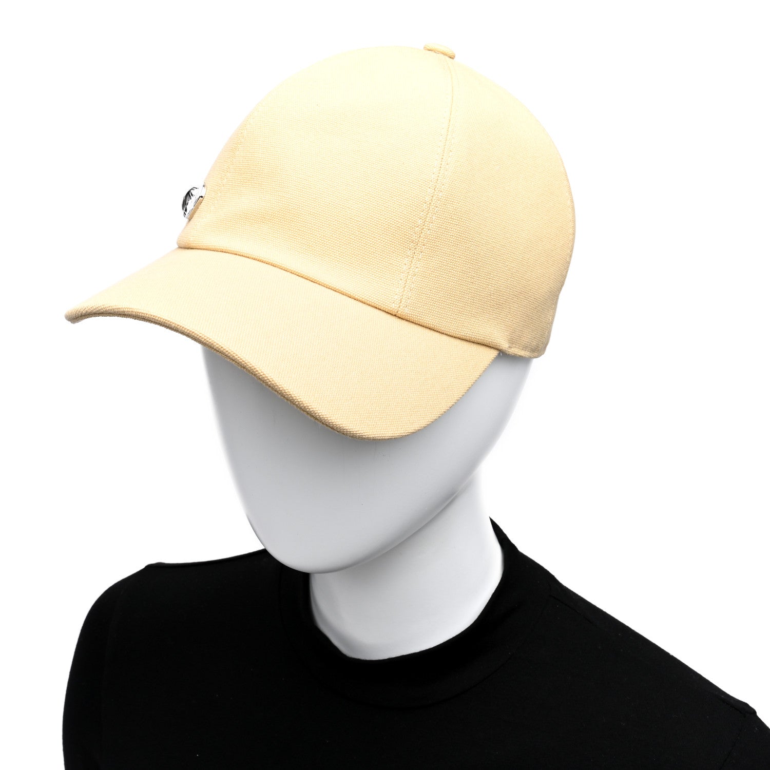 Hermes Cotton Canvas Serena Seashell Cap 59 Bege Albatre 1584090