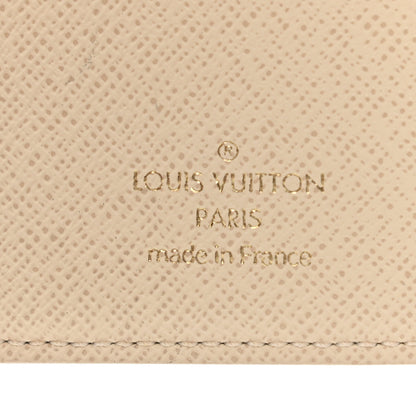 Louis Vuitton Damier Ebene Trunk Small Ring Agenda Cover White 6 of 8