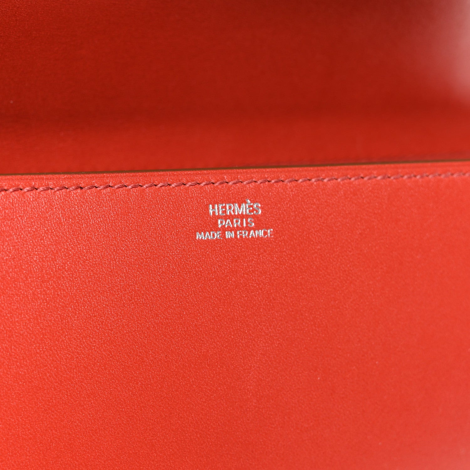 Hermes Tadelakt Medor Clutch 23 Sanguine 6 of 7