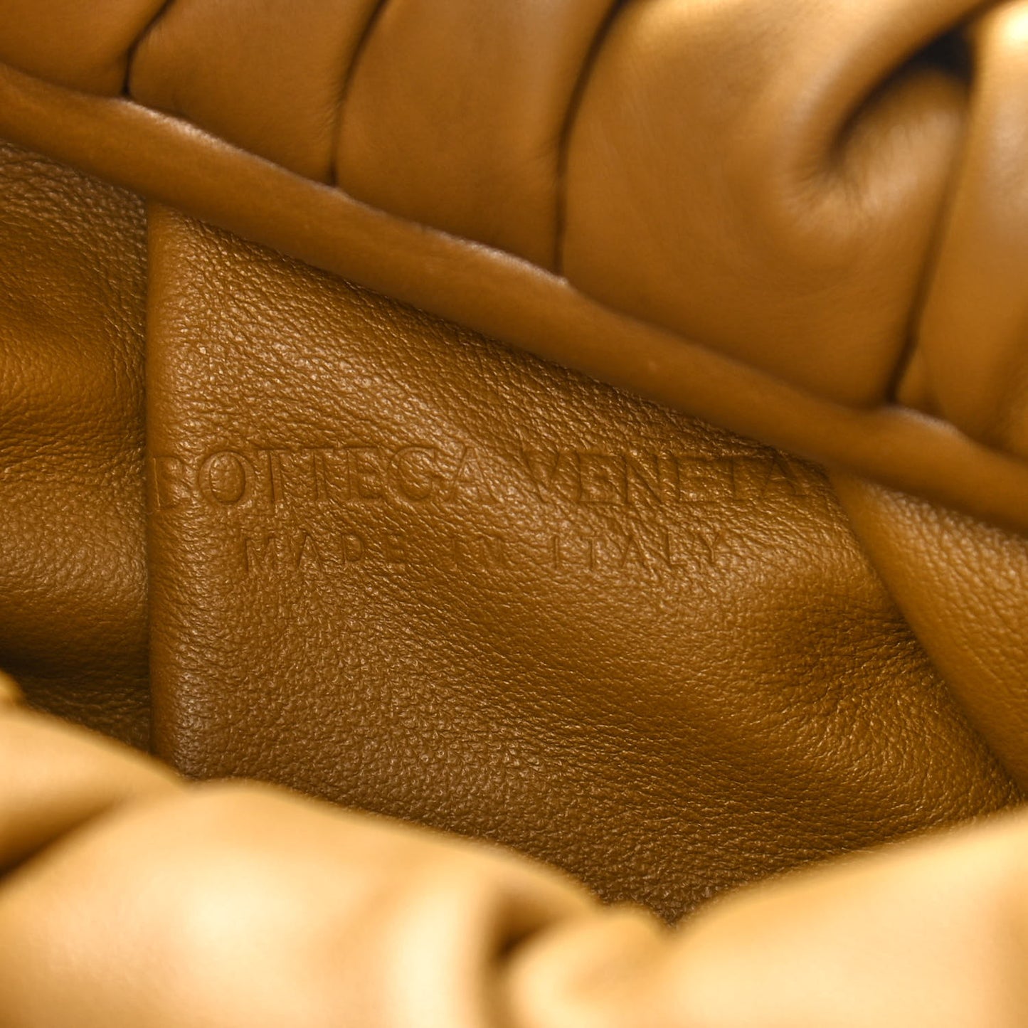 Smooth Butter Calfskin Small The Shoulder Pouch Moutarde