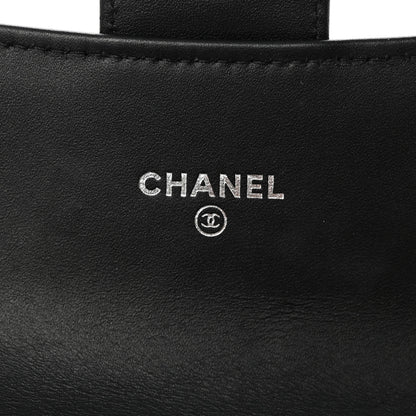 Chanel Patent Calfskin Quilted Small Flap Wallet Black 6 of 10