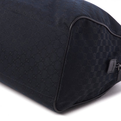 Gucci GG Monogram Web Large Collapsible Carry On Duffle Bag Black 4 of 8