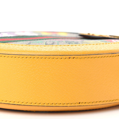 Gucci GG Supreme Monogram Flora Web Mini Ophidia Round Shoulder Bag Beige Multicolor Crop 9 of 9
