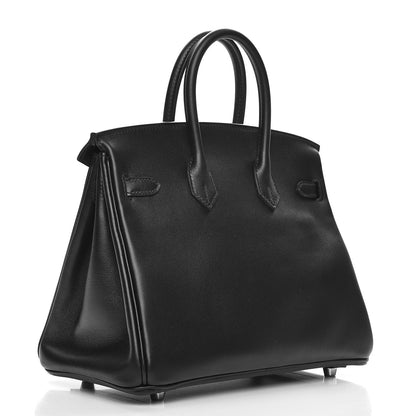 Hermes Swift Birkin 25 Black 3 of 34