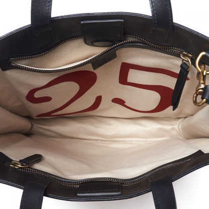 Gucci Soft GG Supreme Monogram Kingsnake Vertical Tote Black 7 of 9