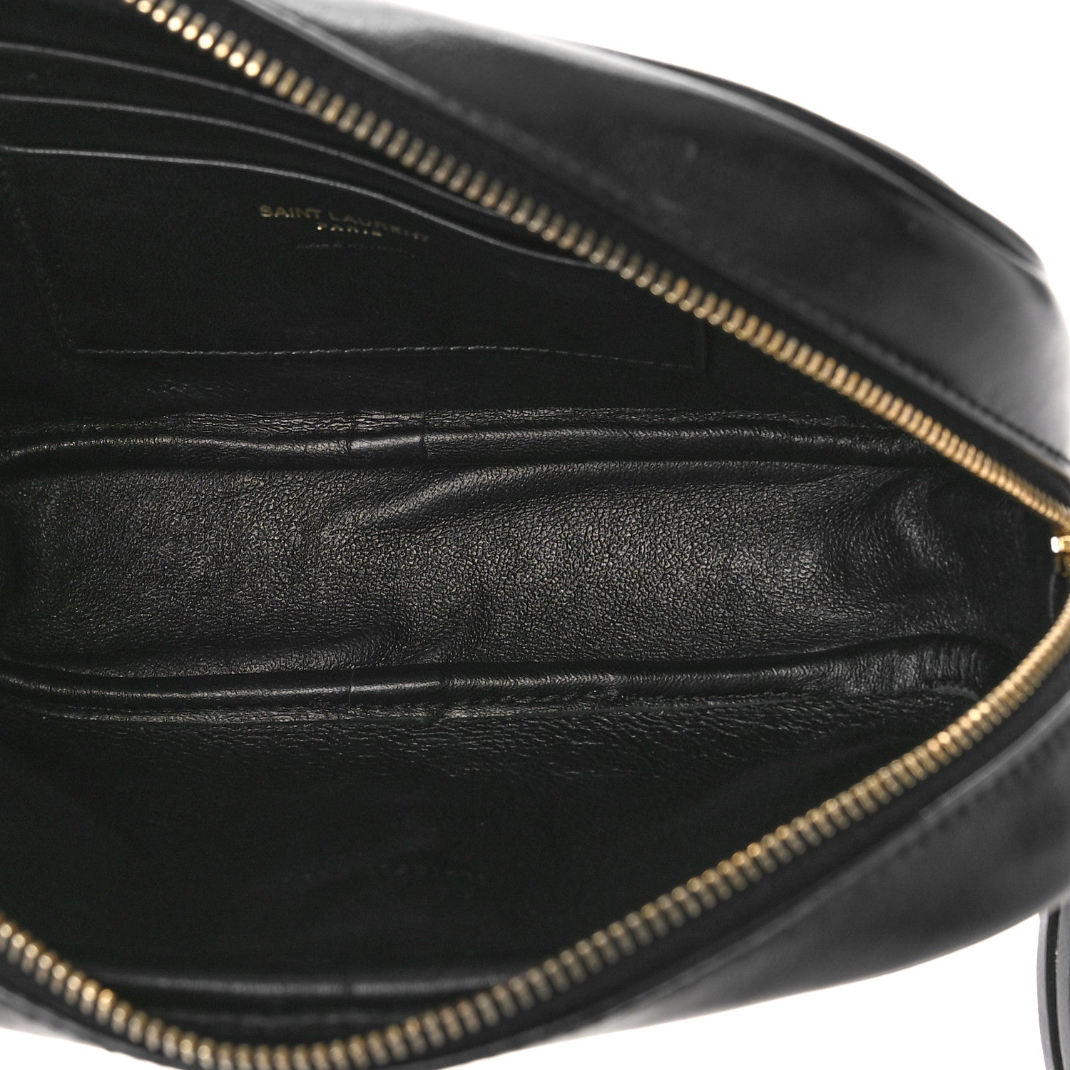 Saint Laurent Canvas Calfskin Leopard Print Monogram Mini Lou Camera Bag Brown 5 of 9