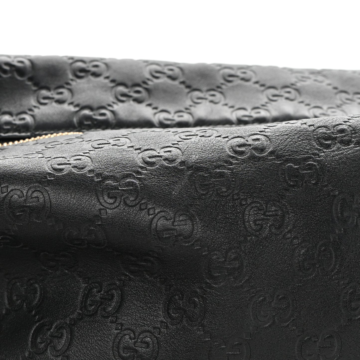 Guccissima Signature Large Linea A Hobo Black
