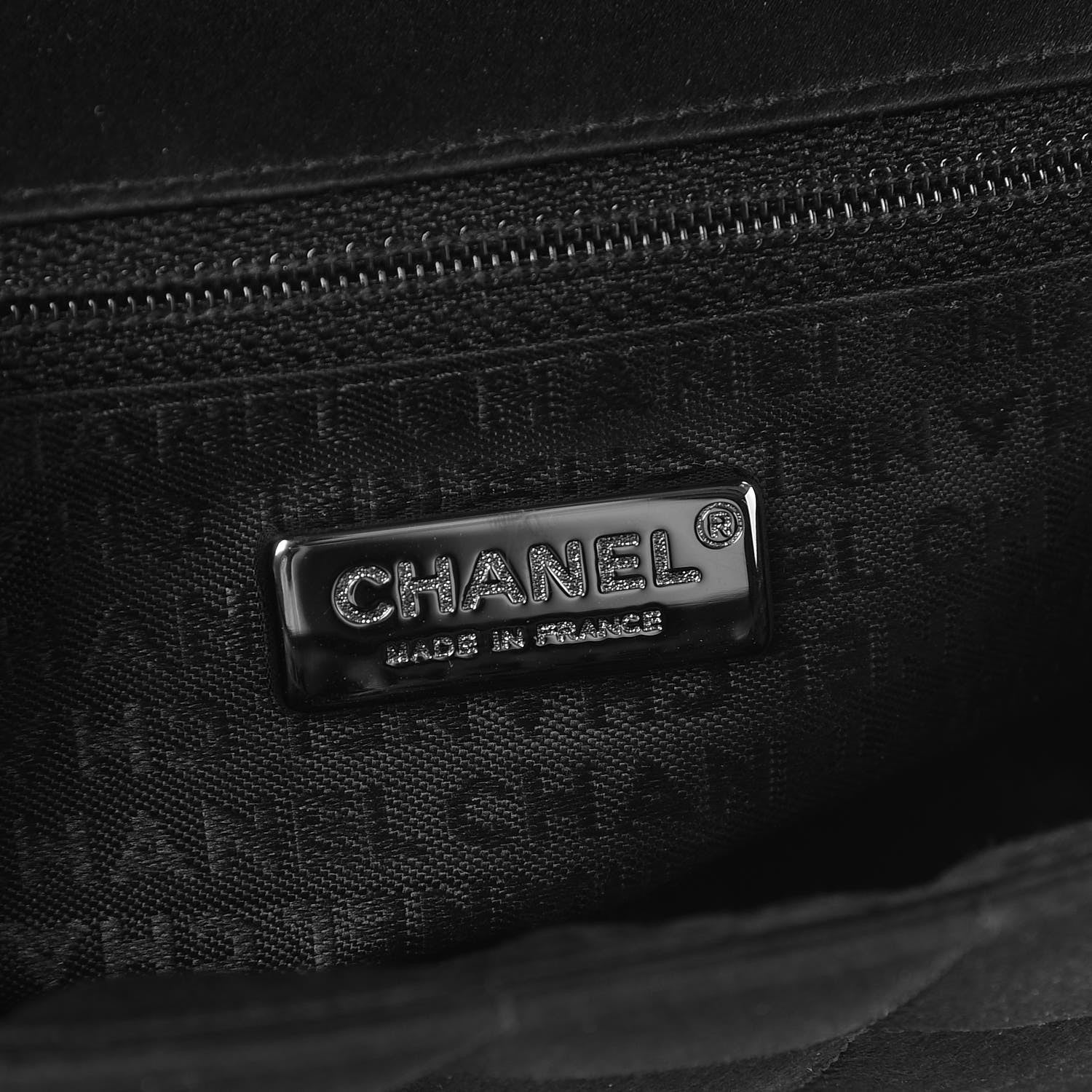 Chanel Satin Square Quilted Mini Flap Black 6 of 8