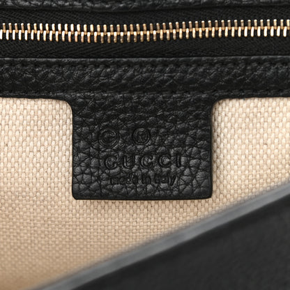Gucci Pebbled Calfskin Medium Soho Flap Crossbody Black 6 of 10