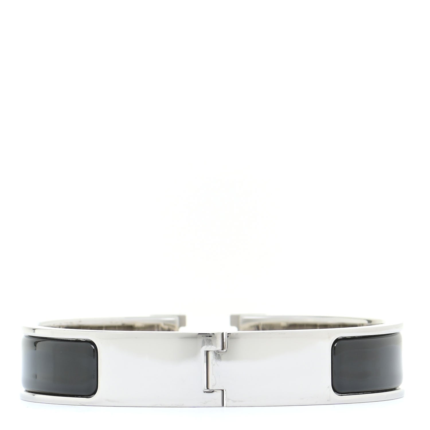 Hermes Enamel Narrow Clic Clac H Bracelet PM Black 3 of 6