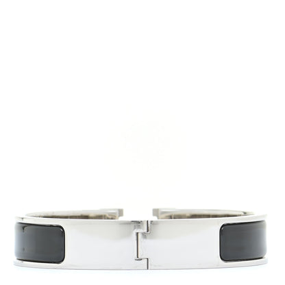 Hermes Enamel Narrow Clic Clac H Bracelet PM Black 3 of 6