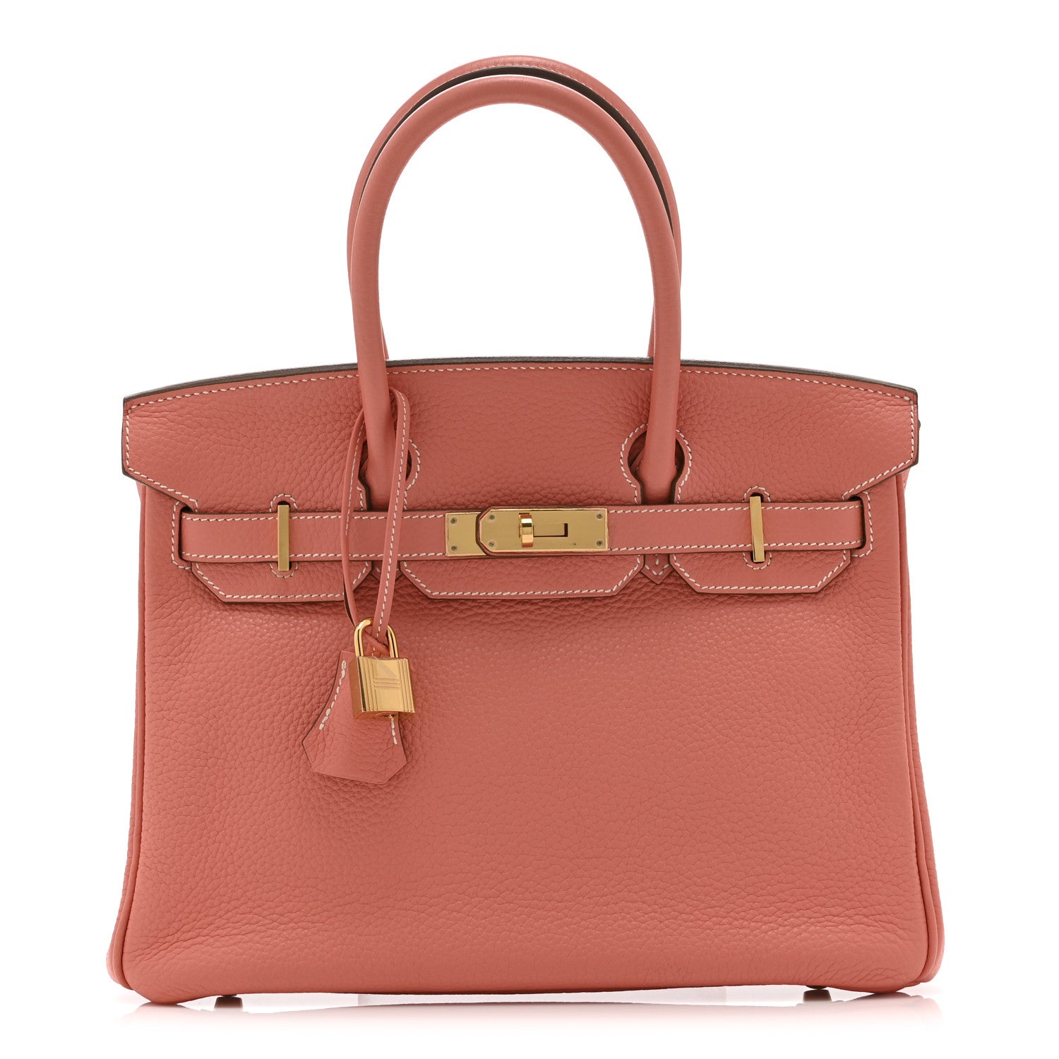 Hermes Taurillon Birkin 30 Flamingo 1 of 10