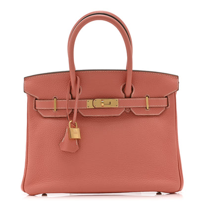 Hermes Taurillon Birkin 30 Flamingo 1 of 10
