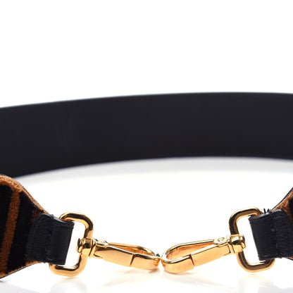 Fendi Velvet Tapestry FF Strap You Tobacco 4 of 6