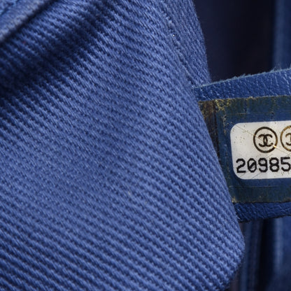 Chanel Canvas Medium Deauville Tote Dark Blue 11 of 18