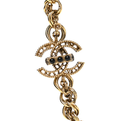 Chanel Chain CC Short Necklace Gold 4 of 5