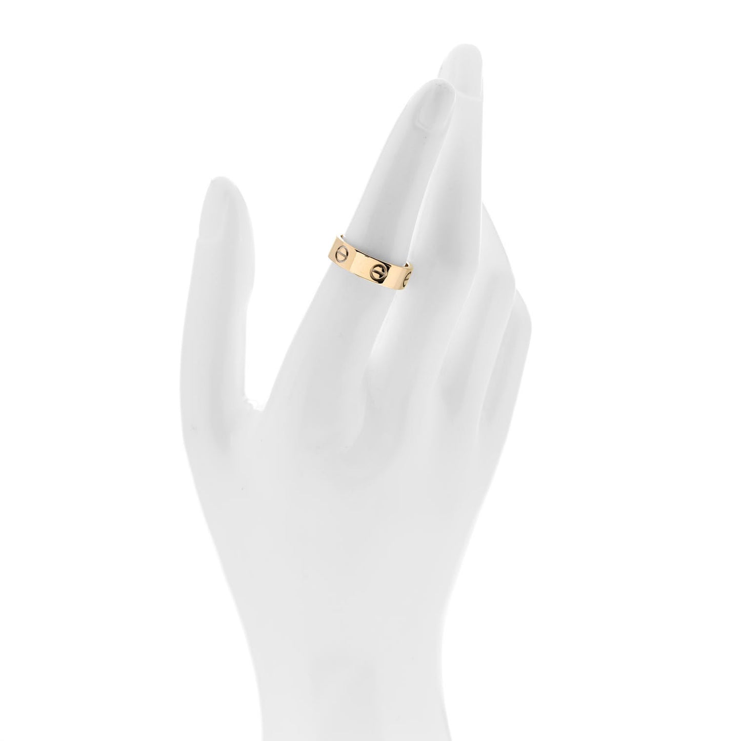 18K Yellow Gold 5.5mm LOVE Ring 53 6.5