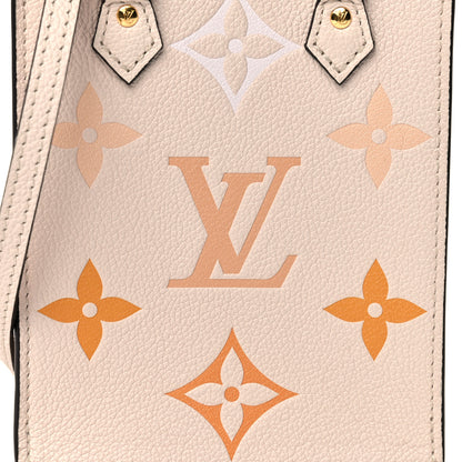 Louis Vuitton Empreinte Monogram Giant By The Pool Petit Sac Plat Cream Saffron 10 of 10
