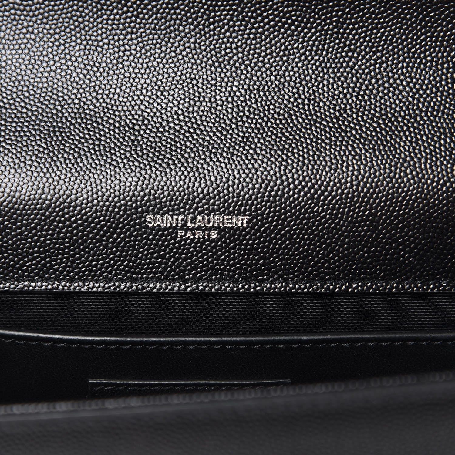 Saint Laurent Grain De Poudre Medium Classic Monogram Kate Satchel Black 7 of 10