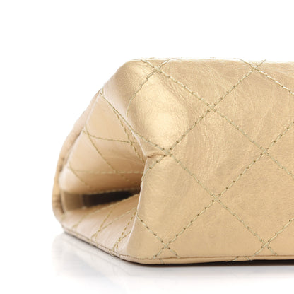 Chanel Metallic Aged Calfskin Quilted 2.55 Reissue 226 Flap Gold 8 of 11