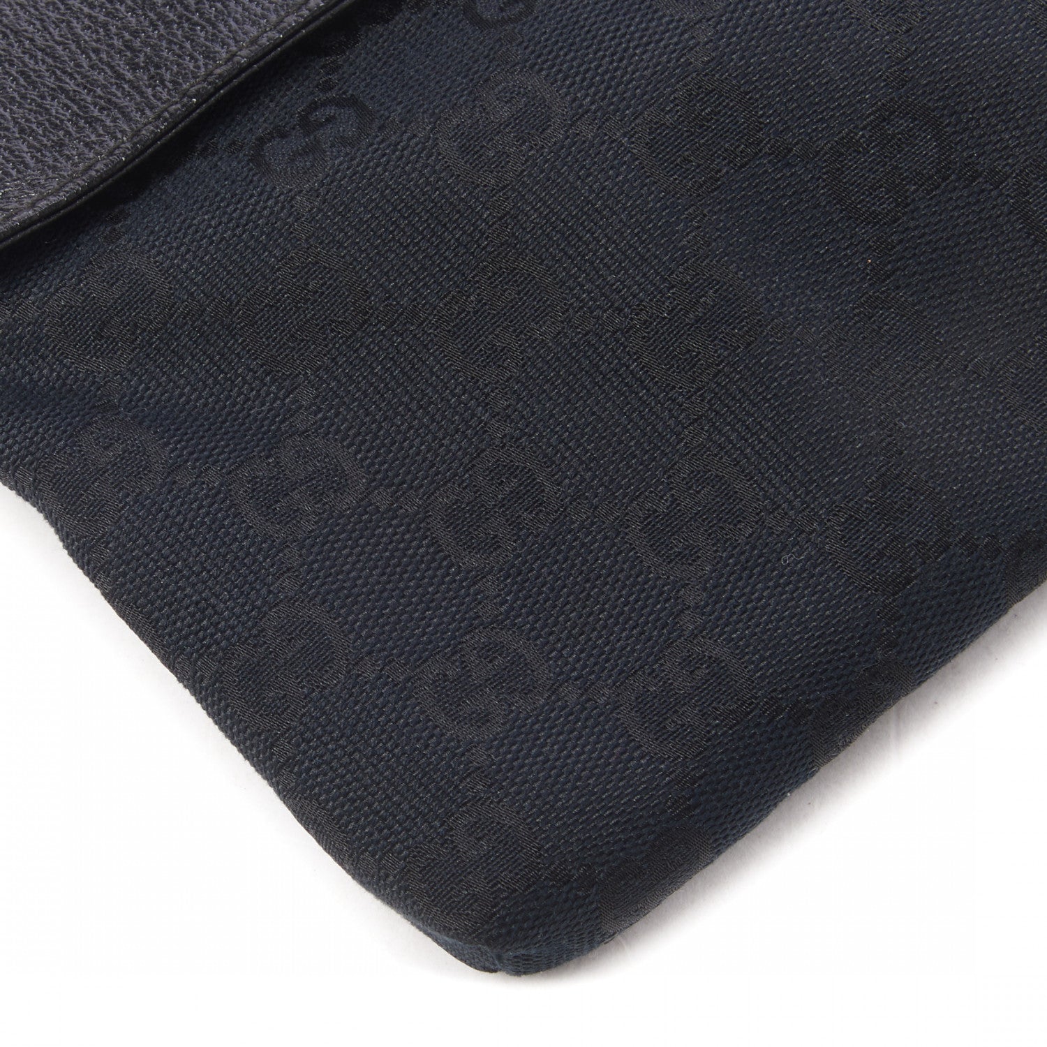 Gucci GG Monogram Double Pocket Belt Bag Black 6 of 11