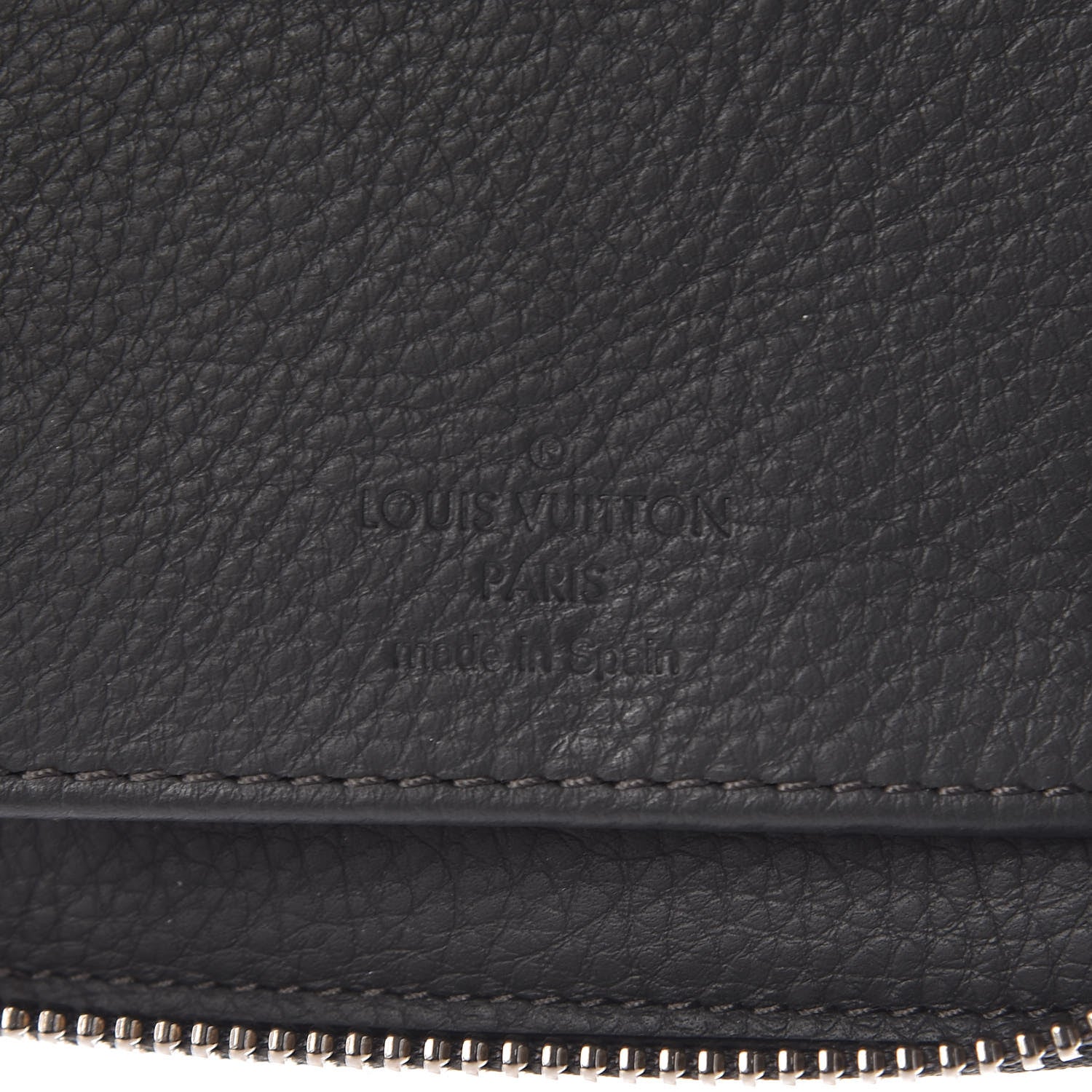 Louis Vuitton Taurillon Vertical Zippy Wallet Charcoal 6 of 8