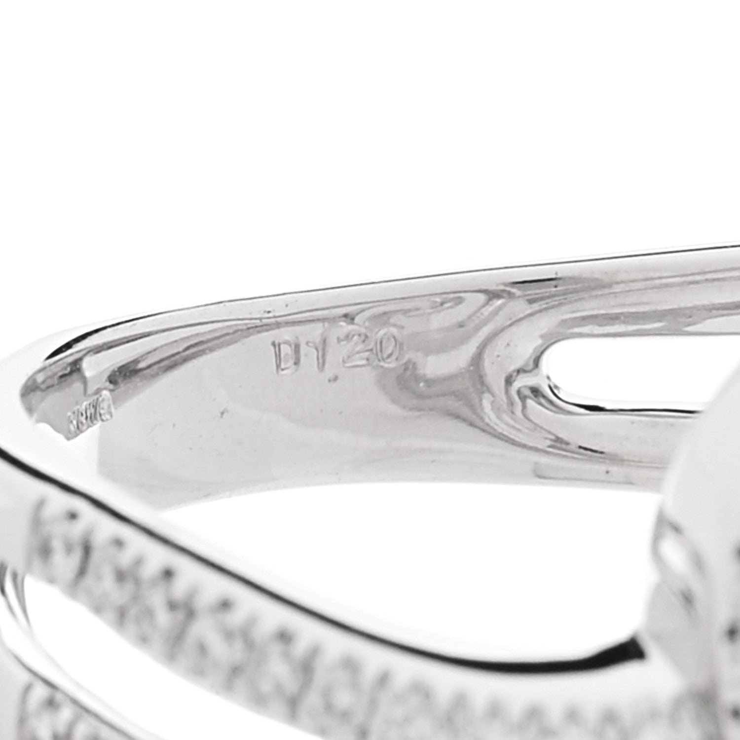 Parker & West by FASHIONPHILE 18K White Gold Diamond 1.20ctw Swirl Ring  61 9.5 8 of 8