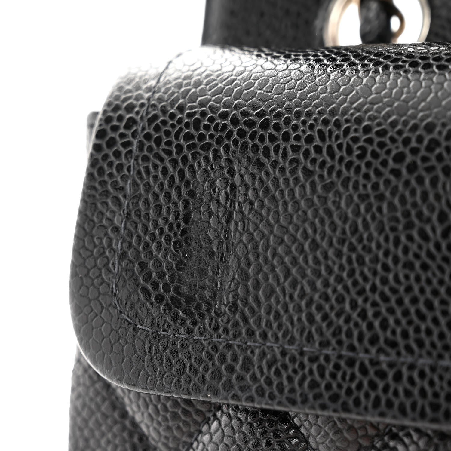 Chanel Caviar Quilted Small Double Flap Black 11 of 12