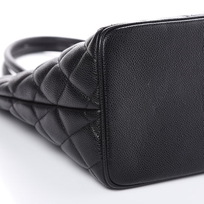 Chanel Caviar Quilted Medallion Tote Black 8 of 11