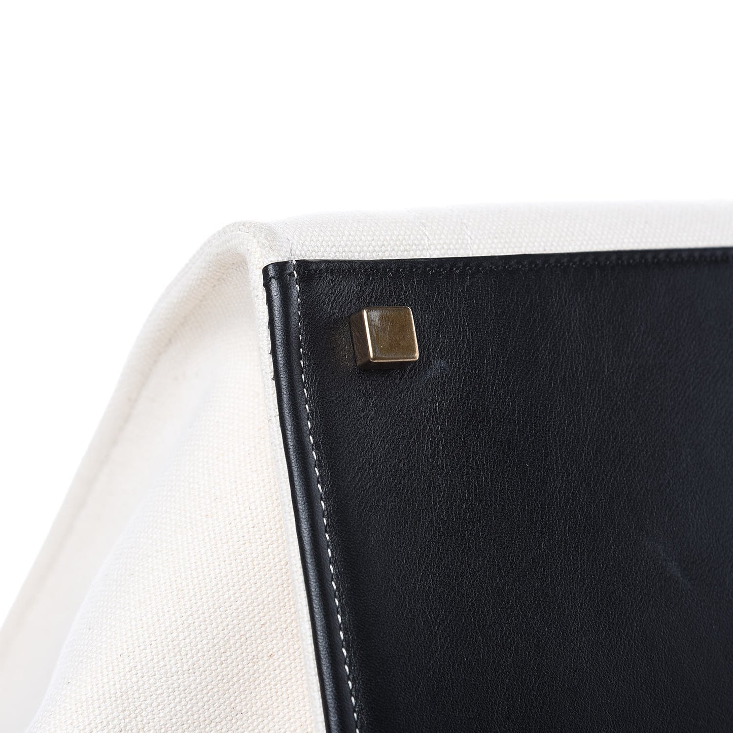 Washed Canvas Medium Phantom Luggage White