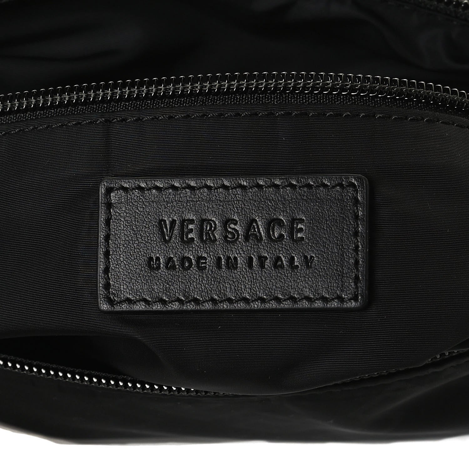 Versace Nylon Crossbody Bag Black 6 of 13
