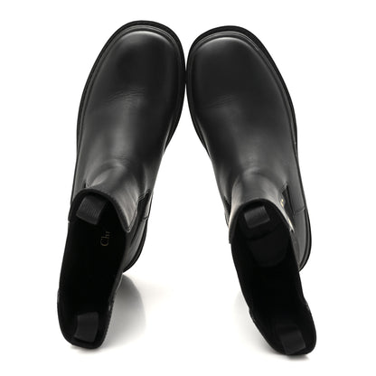 Christian Dior Calfskin Dior Trial Ankle Boots 38.5 Black 2 of 12