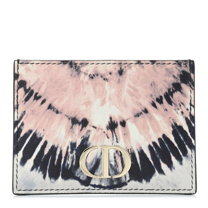 Christian Dior Calfskin Tie And Dior 30 Montaigne Card Holder Multicolor 1 of 4