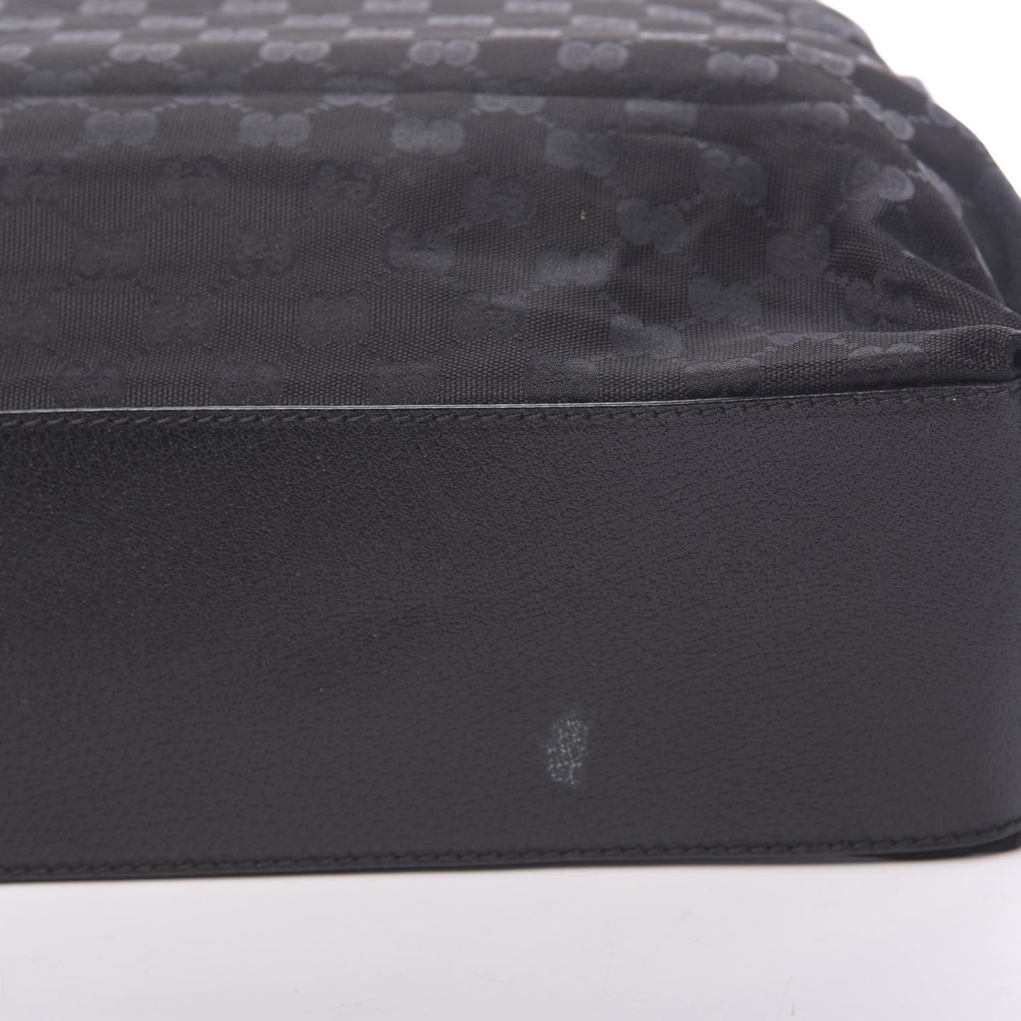 Nylon Monogram Large Web Handle Vertical Tote Black