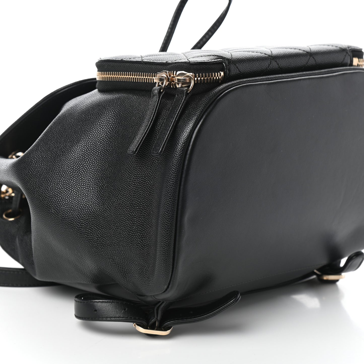 Caviar Quilted Business Affinity Backpack Black