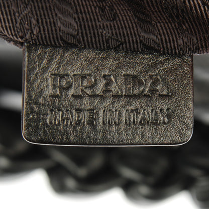 Prada Nappa Mordore Hobo Piombo 9 of 9