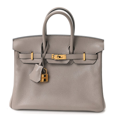 Hermes Taurillon Novillo Birkin 25 Gris Asphalte 1 of 11