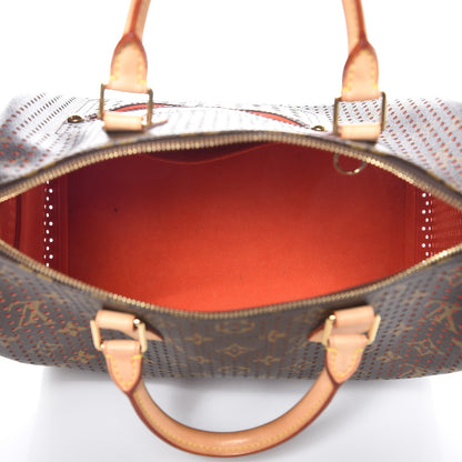 Louis Vuitton Monogram Perforated Speedy 30 Orange 5 of 7