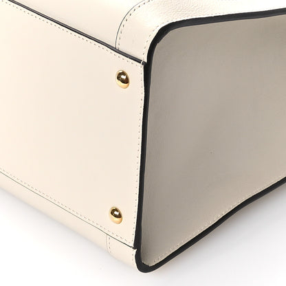 Gucci Wonka Grain Calfskin Medium Diana Tote Bag Mystic White Orange Fluo 10 of 10