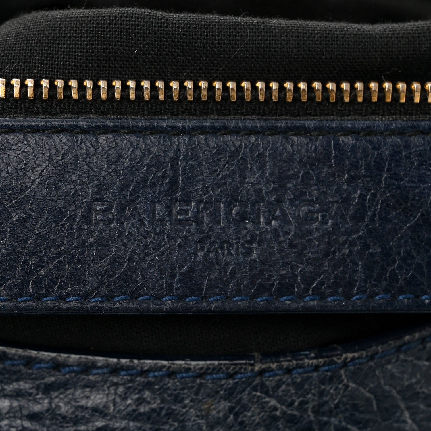 Balenciaga Agneau Giant 12 Gold Hardware City Bleu Obscur 7 of 15