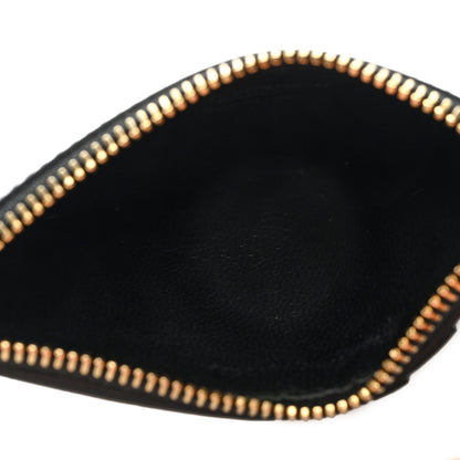Saint Laurent Calfskin 5 Fragments Zip Pouch Card Holder Black 5 of 6
